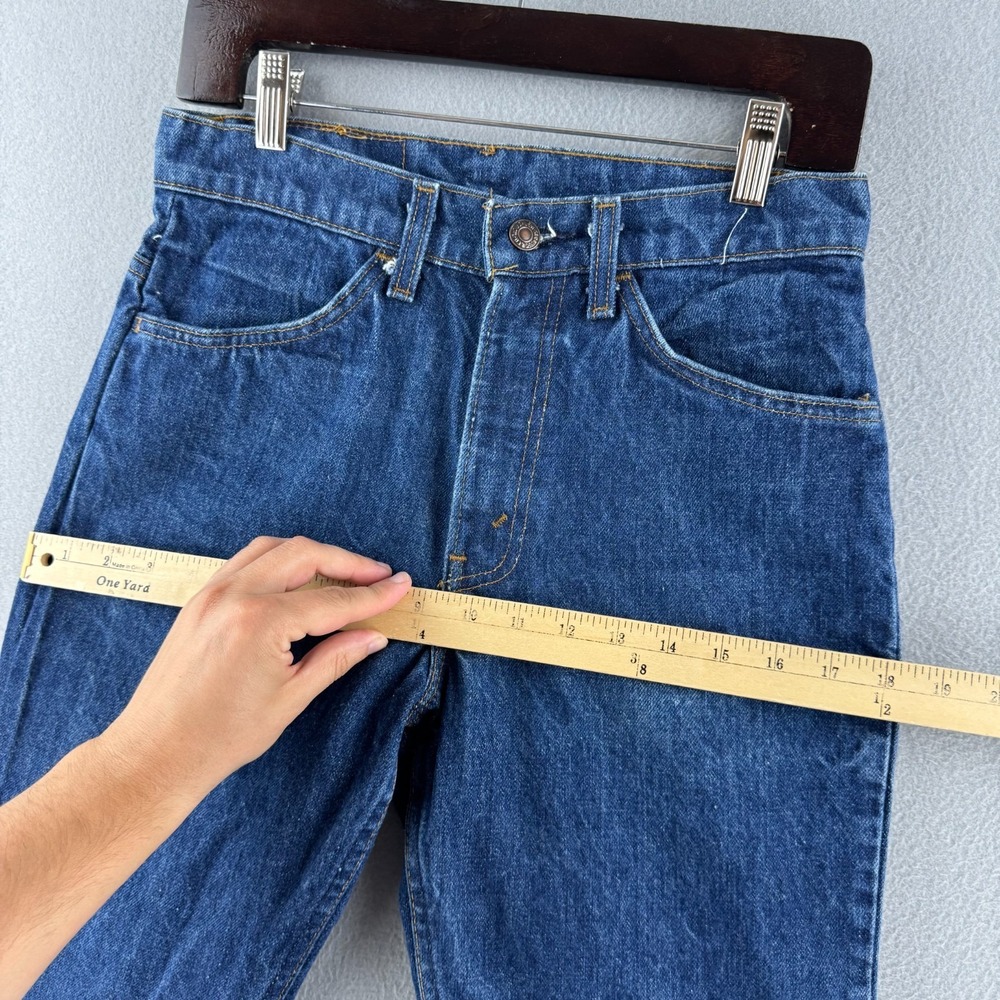 Vintage Levis Jeans Mens 30x32 (Fits 28x31) Orange Tab 80s 519 Straight USA MADE - Picture 15 of 16